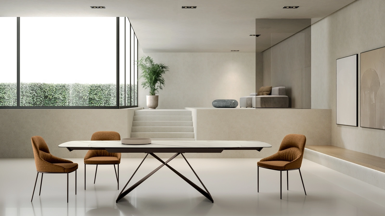 Tavolo allungabile Thanos X di Stones